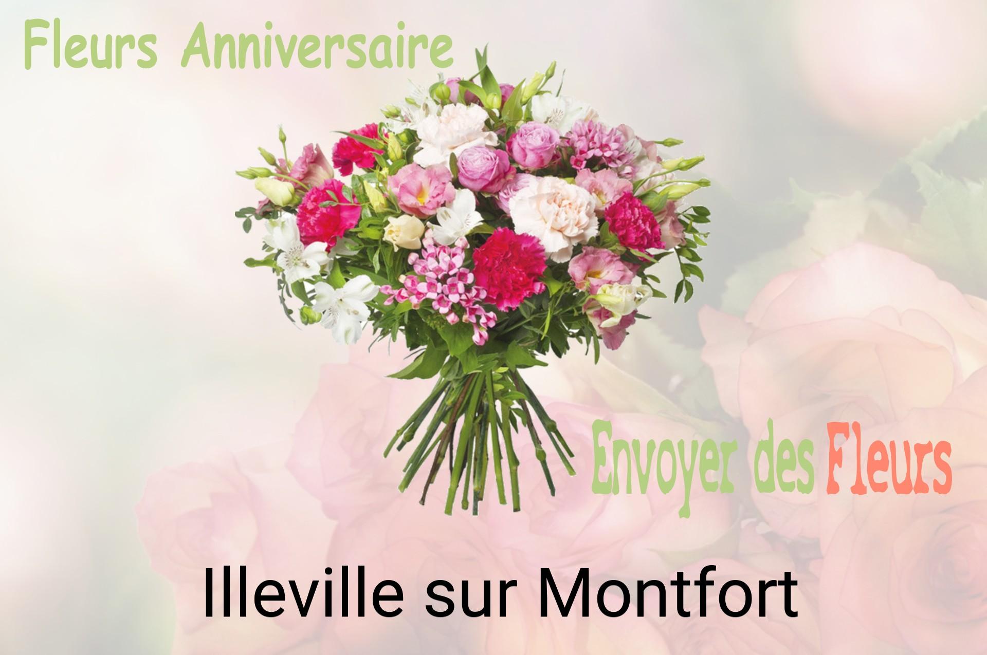 Bouquet de fleurs d’anniversaire livré à Illeville-sur-Montfort
